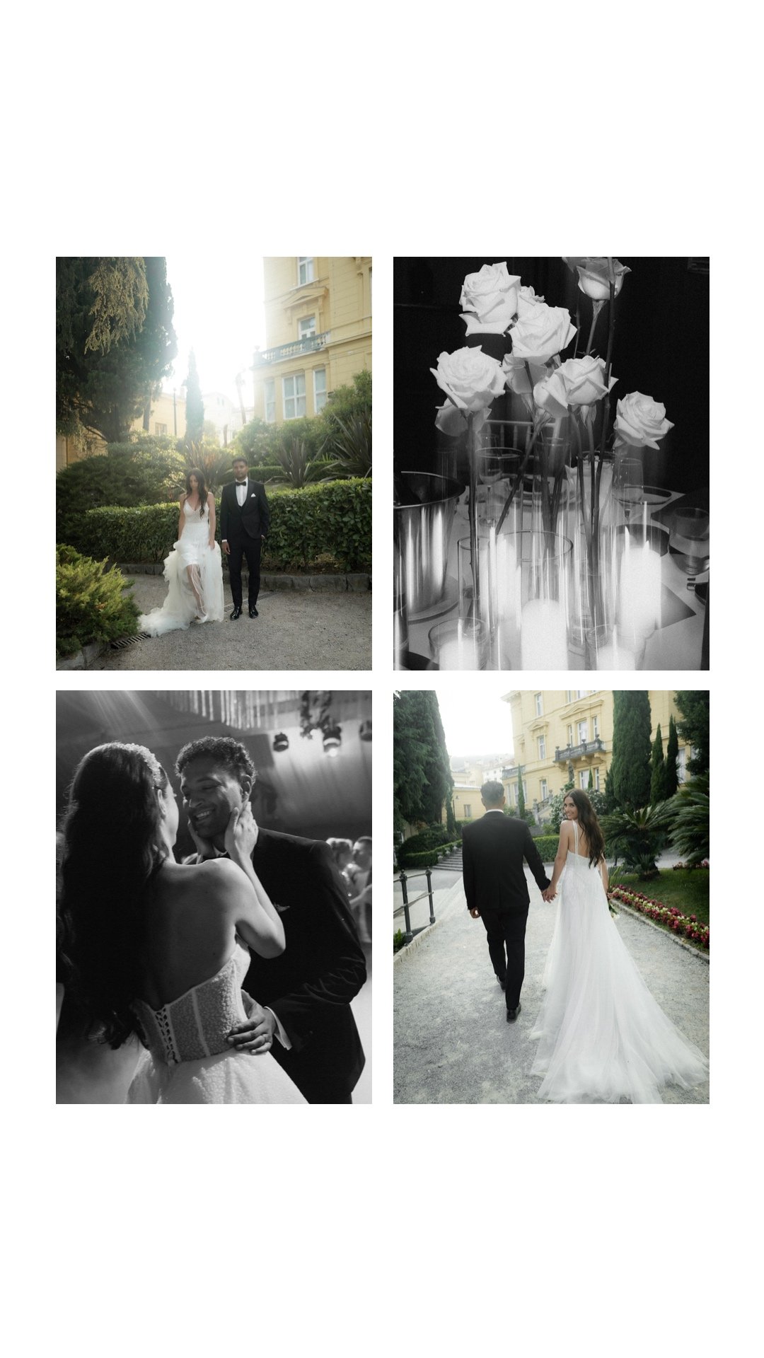 Luxury destination wedding at Lake Como with an elegant couple surrounded by the iconic Italian lakeside scenery.