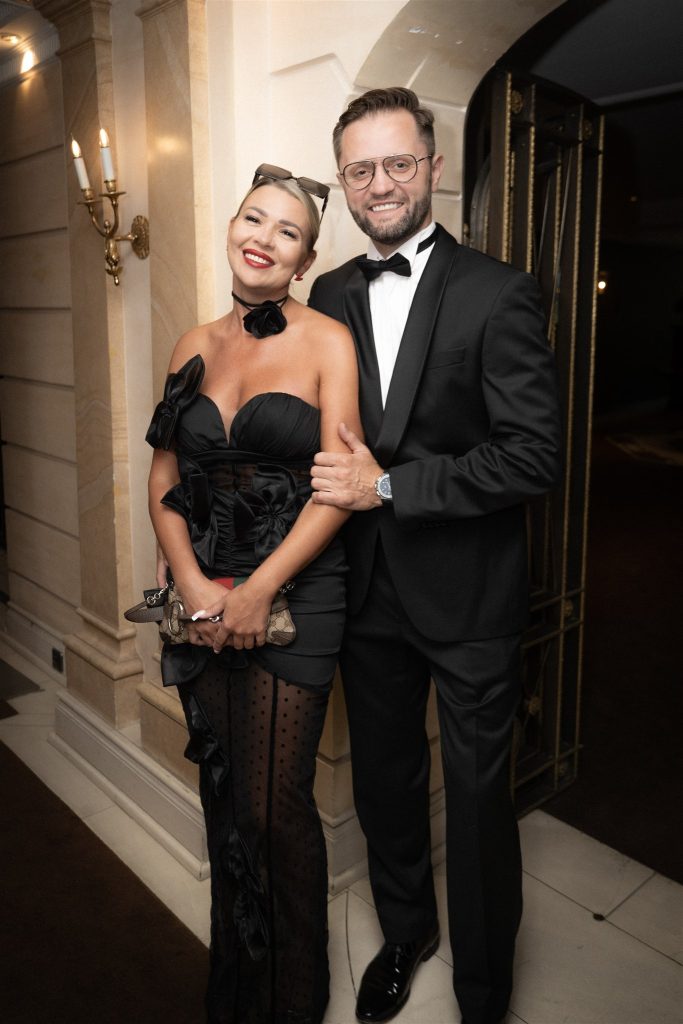 Petra and Dirk together in an elegant interior at the Bayerischer Hof.